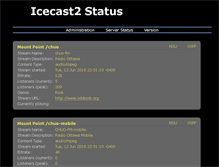 Tablet Screenshot of icecast1.isiglobal.ca